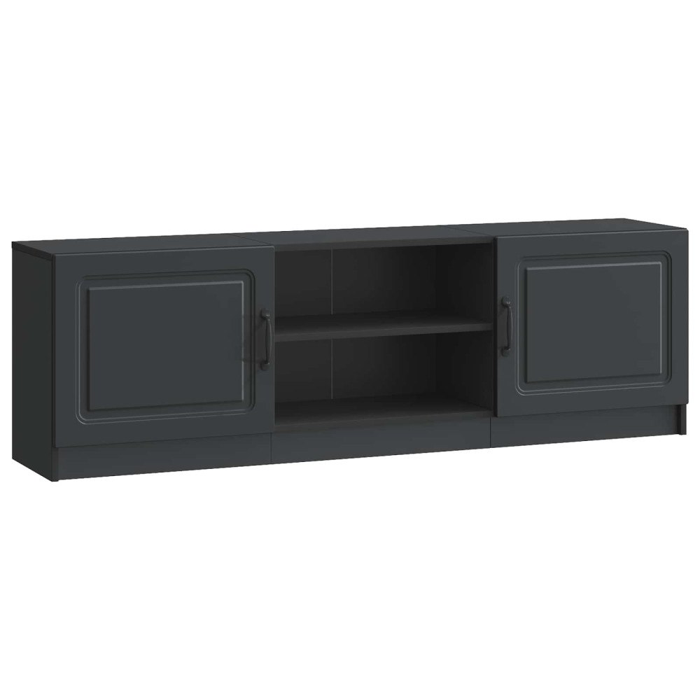 vidaXL TV-skåp Svart 150 x 31 x 47 cm Konstruerat trä