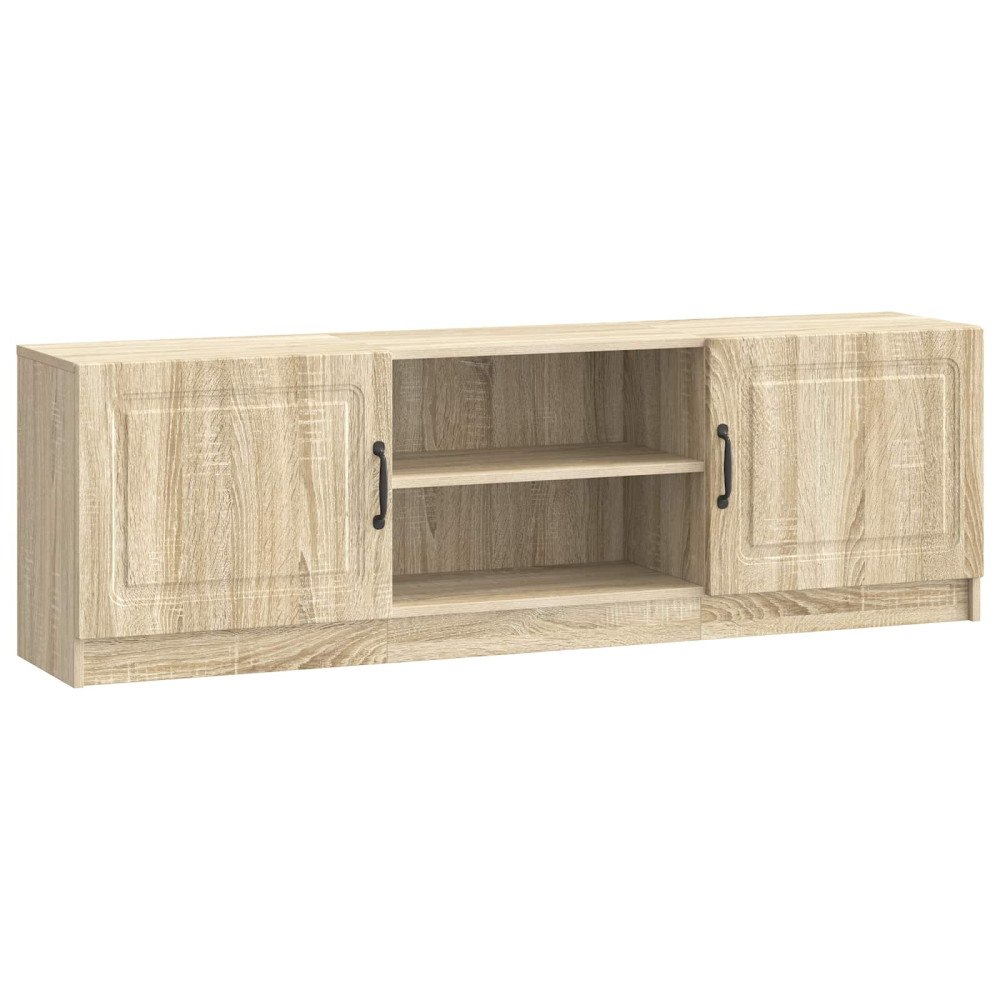 vidaXL TV-skåp Sonoma-ek 150 x 31 x 47 cm Konstruerat trä