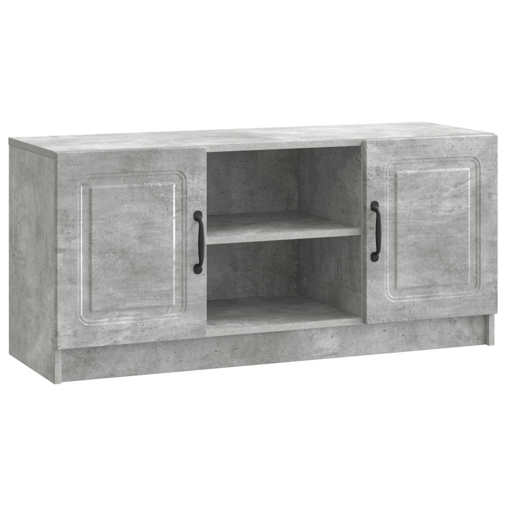 vidaXL TV-skåp Betonggrå 102 x 34,5 x 47 cm Konstruerat trä