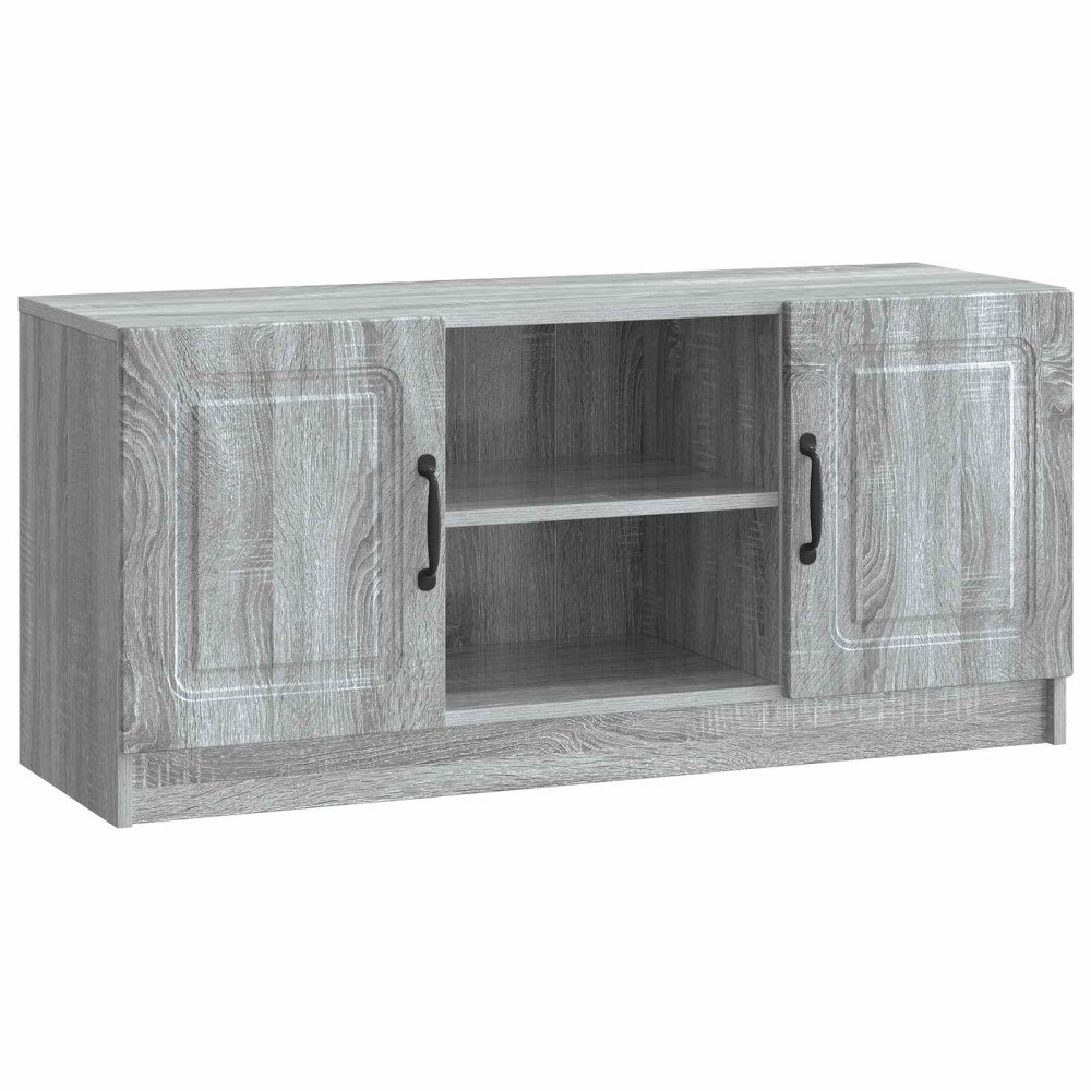 vidaXL TV-skåp Grå sonoma-ek 102 x 34,5 x 47 cm Konstruerat trä