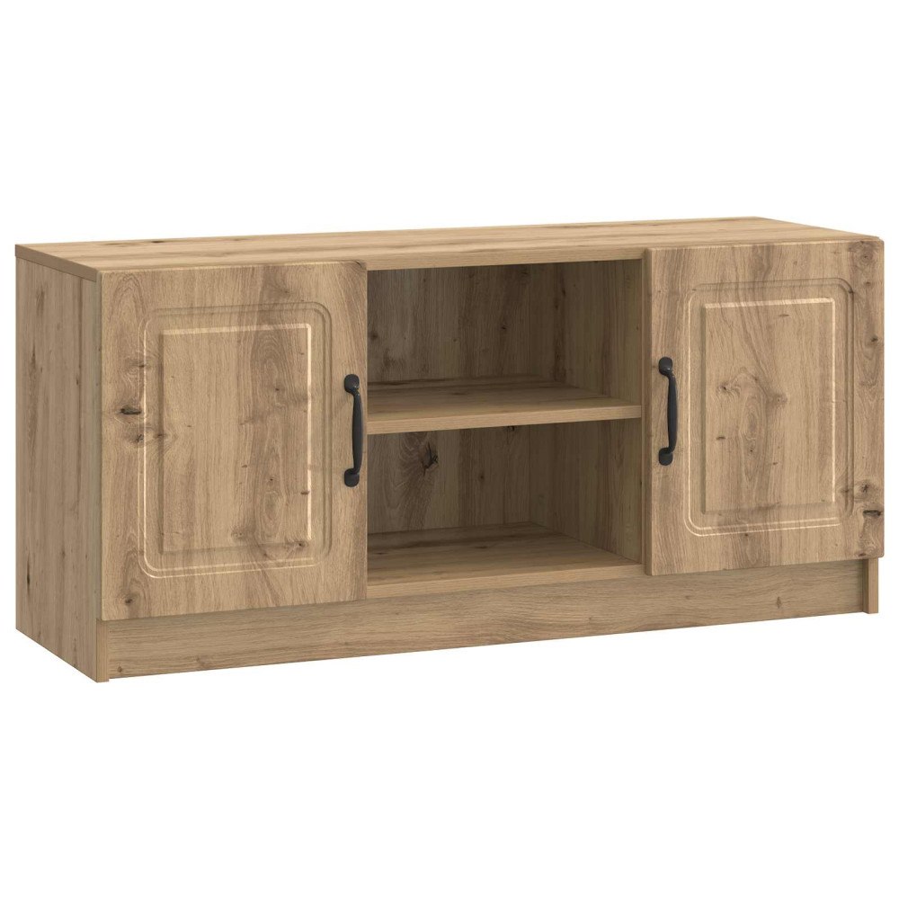 vidaXL TV-skåp Artisan-ek 102 x 34,5 x 47 cm Konstruerat trä