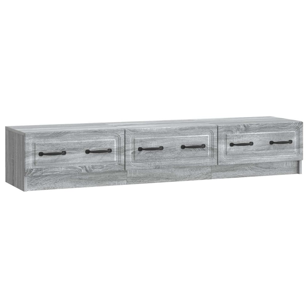 vidaXL TV-skåp Grå sonoma-ek 147 x 34,5 x 27 cm Konstruerat trä
