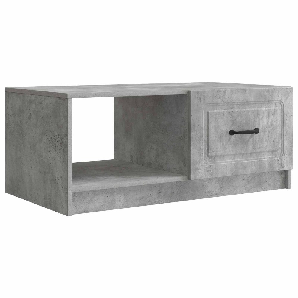 vidaXL Kaffeebord Betonggrå 90 x 50 x 37 cm Konstruerat trä
