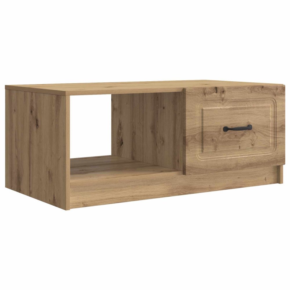 vidaXL Kaffeebord Artisan-ek 90 x 50 x 37 cm Konstruerat trä