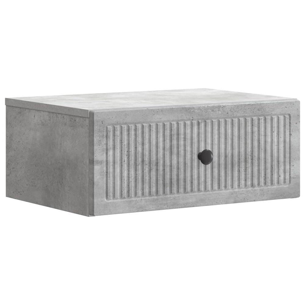 vidaXL Nattduksbord Betonggrå 49 x 34,5 x 20 cm Konstruerat trä