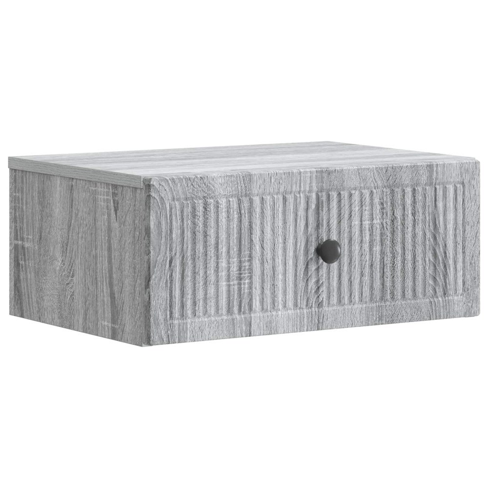 vidaXL Nattduksbord Grå sonoma-ek 49 x 34,5 x 20 cm Konstruerat trä