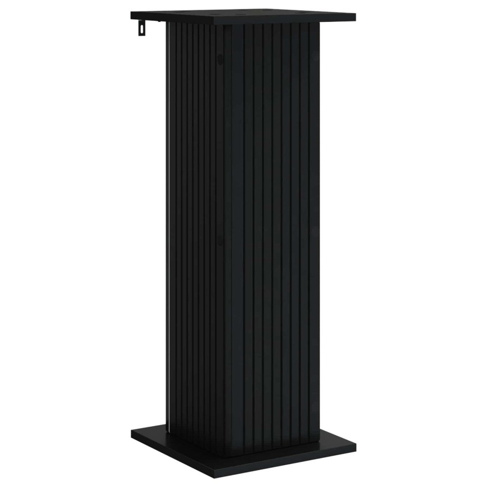 vidaXL Växtställ Svart 30,5 x 30 x 80,5 cm Konstruerat trä