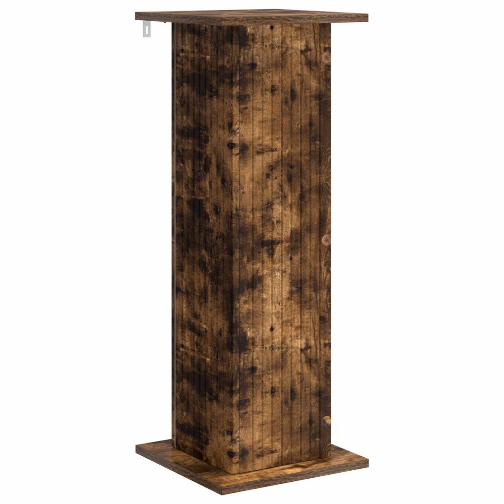 vidaXL Växtställ Rökt ek 30,5 x 30 x 80,5 cm Konstruerat trä