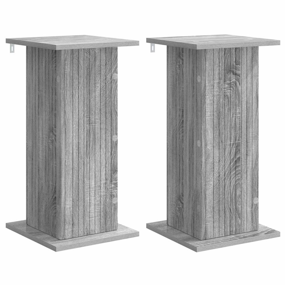 vidaXL Växtställ 2 pcs Grå sonoma-ek 30,5 x 30 x 60,5 cm
