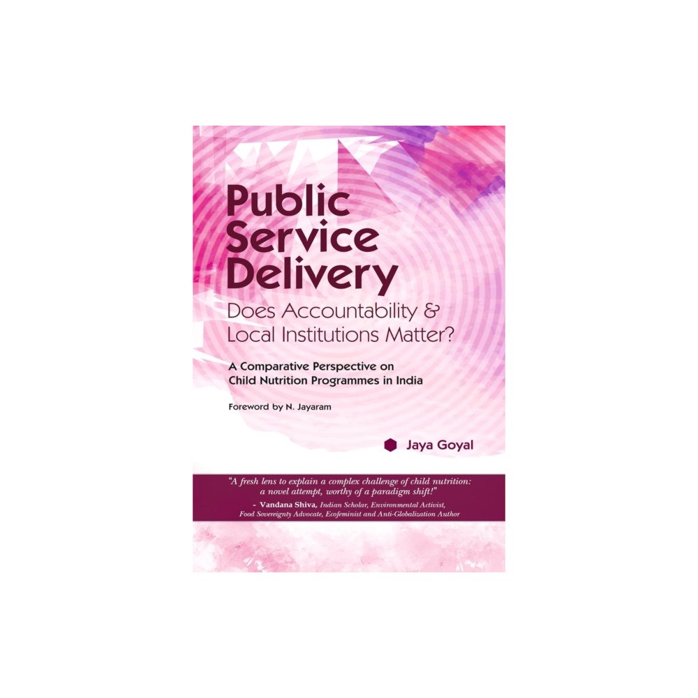 Motilal Banarsidass Publications Public Service Delivery (inbunden, eng)