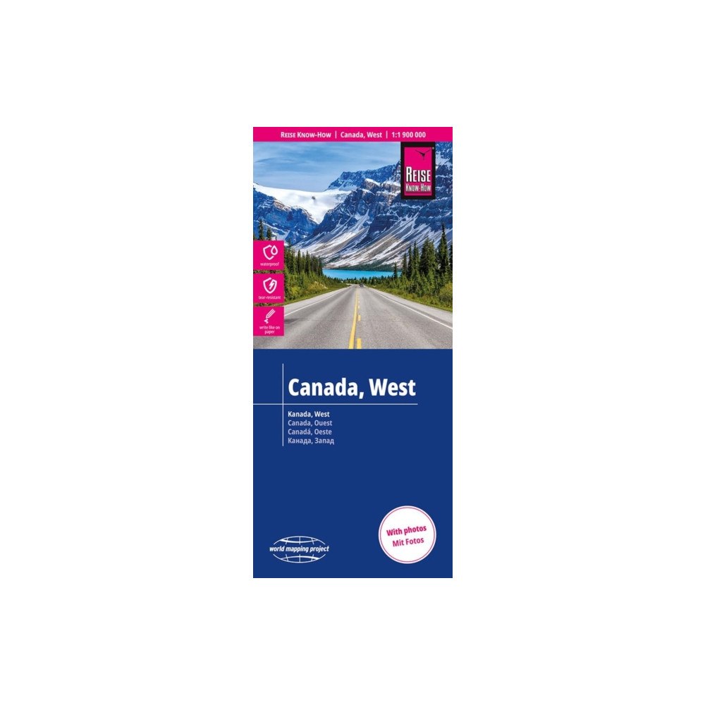 Reise Know-How Verlag Peter Rump GmbH West Canada (1:1.900.000)