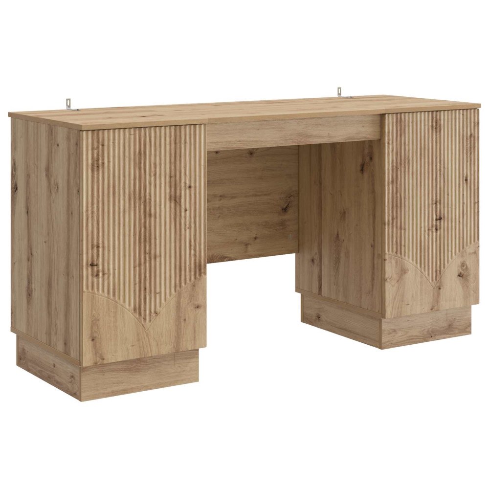 vidaXL Skrivbord Artisan-ek Konstruerat trä 142,5 x 50 x 75 cm
