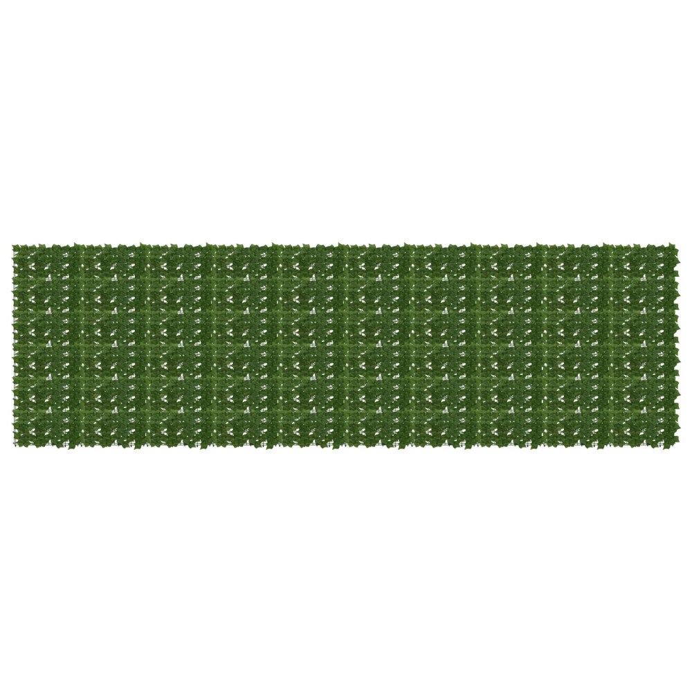 vidaXL Balkongskärm med löv Grön 500 x 150 cm Polyeten och tyg