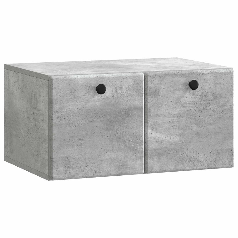 vidaXL Väggmonterad TV-bänk 59,5 x 41 x 30 cm Betonggrå