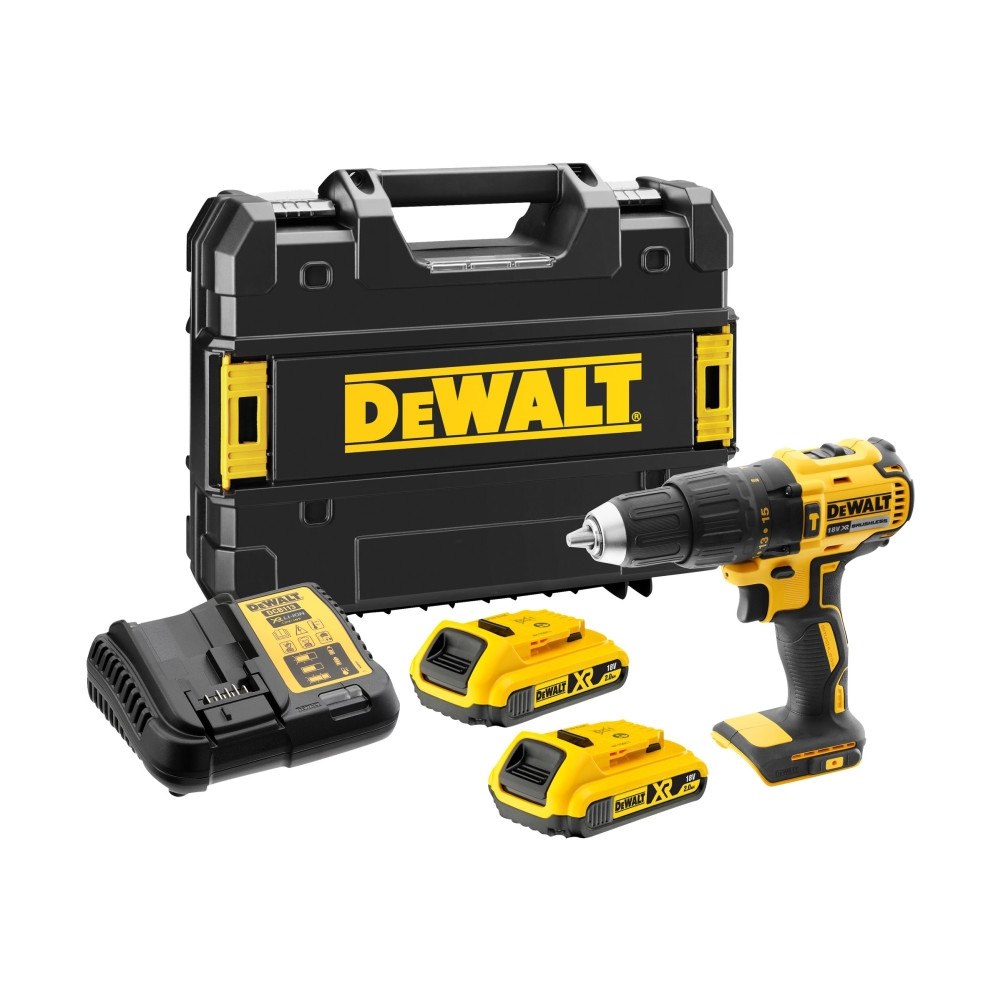 DeWalt DeWALT DCD778D2T-QW - slagborr/skruvdragare - sladdlös - 2 hastigheter - 2 batterier