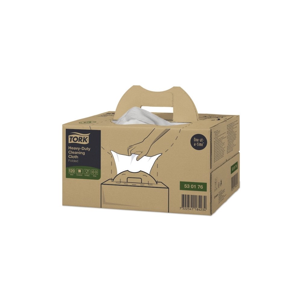 TORK Tork avtorkningsdukar Tork Heavy Duty W7 vit 61,5x35,5cm