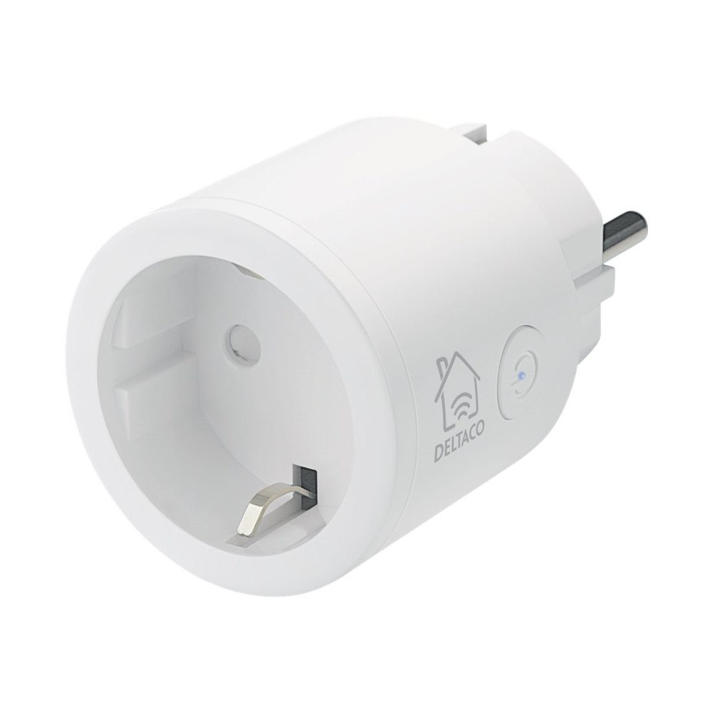Deltaco DELTACO SH-P01 - smart kontakt - 802.11b/g/n - vit (paket om 3)