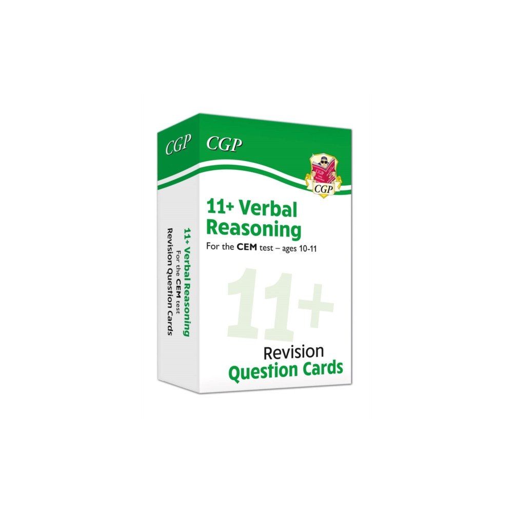 Coordination Group Publications Ltd (CGP) 11+ CEM Verbal Reasoning Revision Question Cards - Ages 10-11 (inbunden, eng)