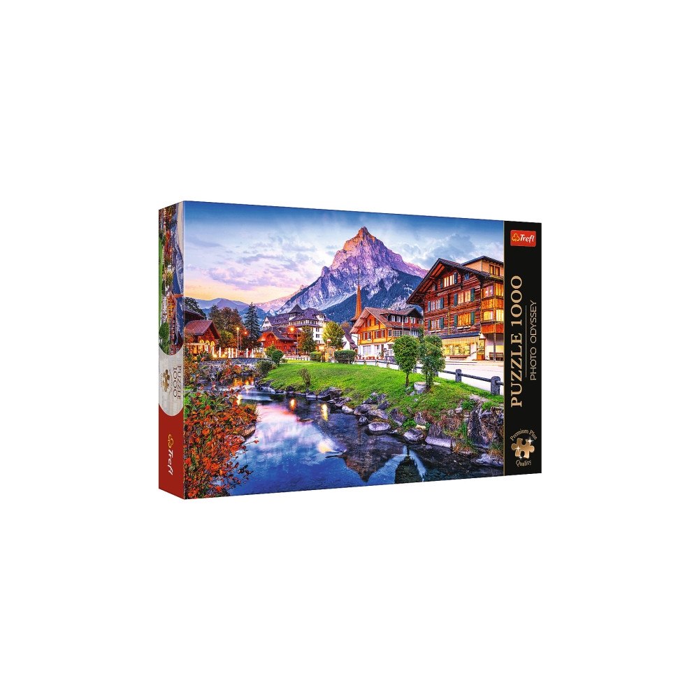 Trefl Trefl Pussel 1000 element Premium Plus Kvalitet Alpin stad,...