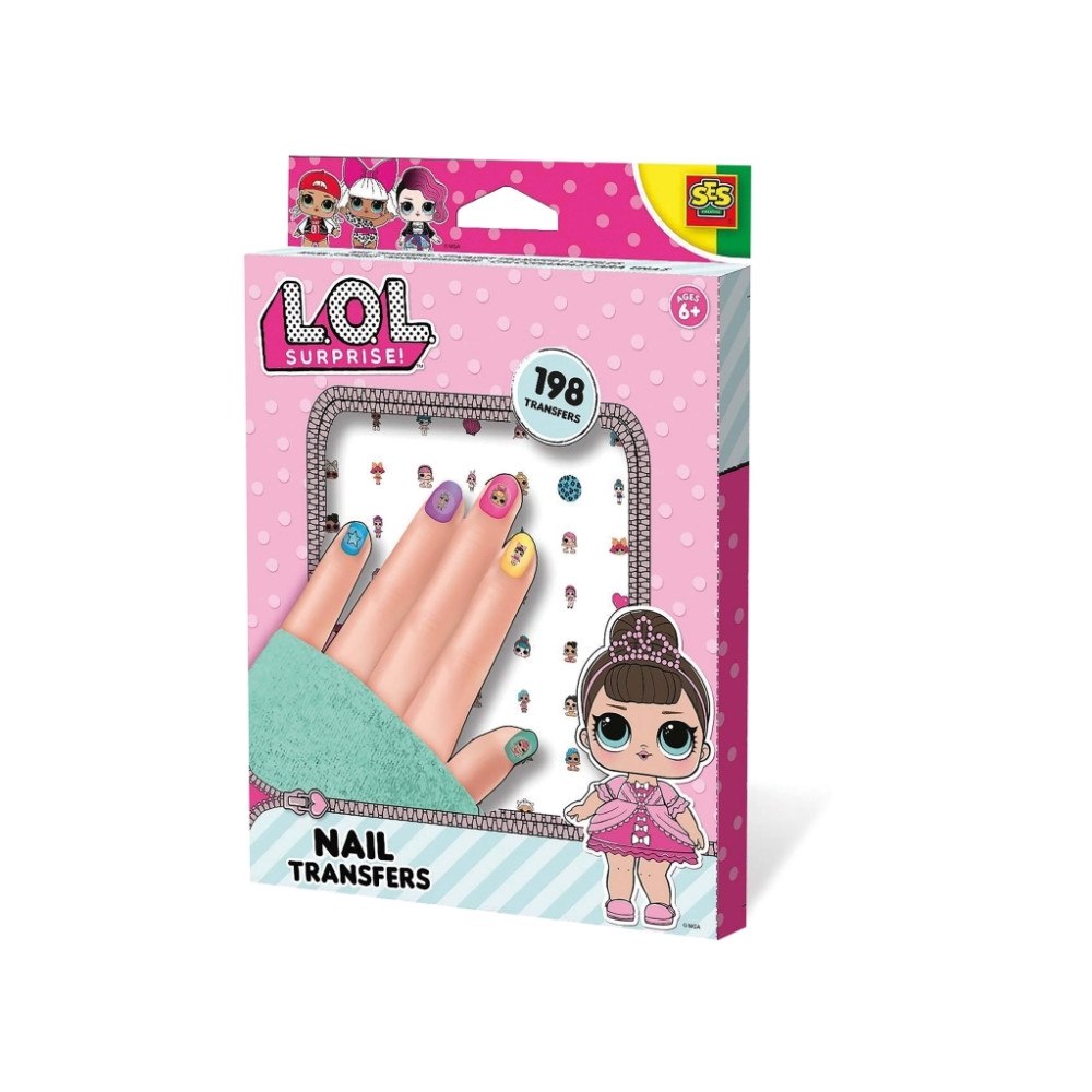 SES Creative SES Creative L.O.L. 14193, Nageltatueringsset för barn, 6 År...