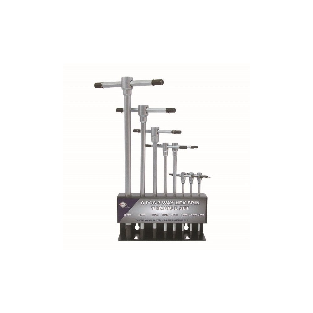 Bato Nordic A/S Bato T-handtags spärrnyckelsats stiftnycklar i metall 2,0-10...