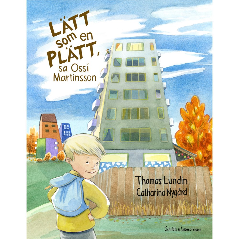 Thomas Lundin Lätt som en plätt, sa Ossi Martinsson (bok, kartonnage)