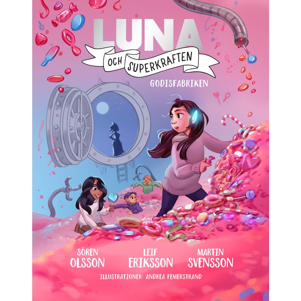 Sören Olsson Godisfabriken (bok, kartonnage)