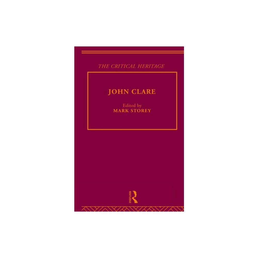 Taylor & francis ltd John Clare (inbunden, eng)