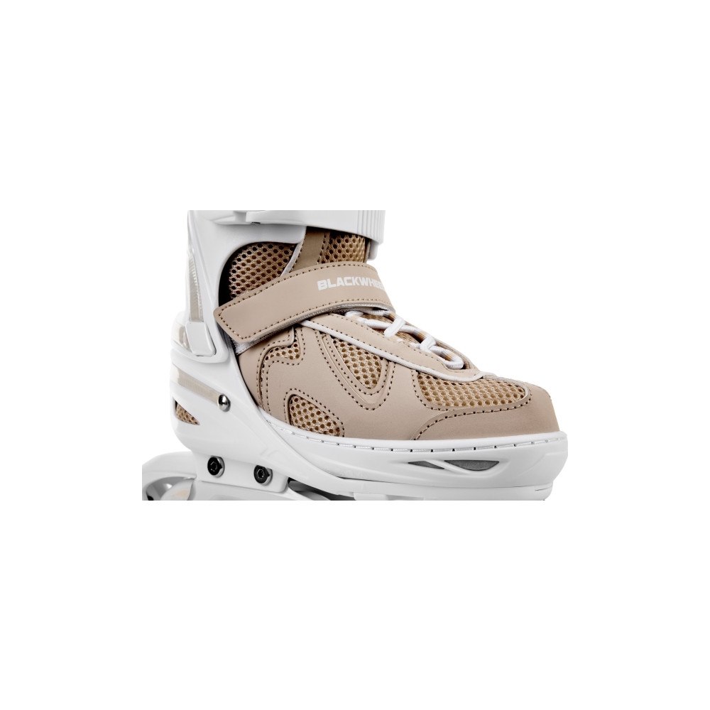Blackwheels Blackwheels justerbara Flex Pro rullskridskor beige storleka...