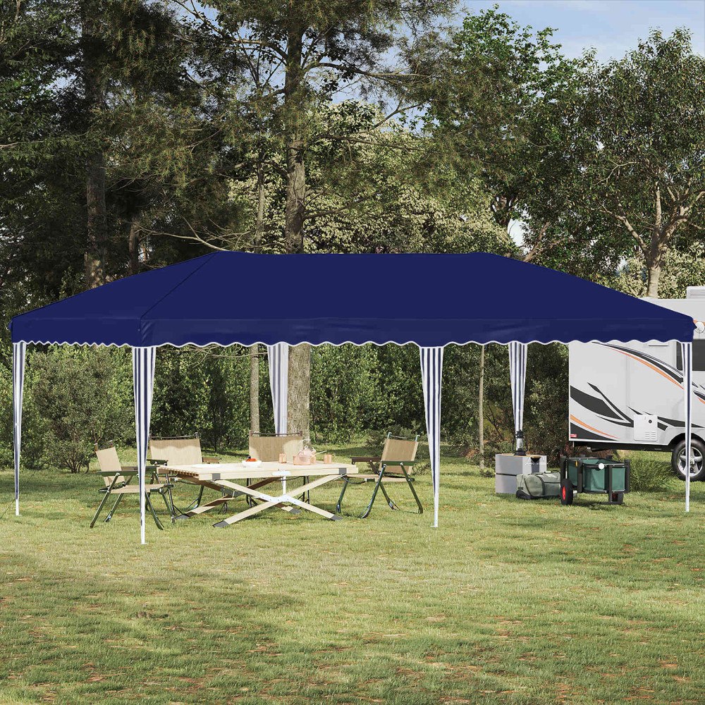 vidaXL Pop-up Partytält 575 x 290 x 245 cm Blå
