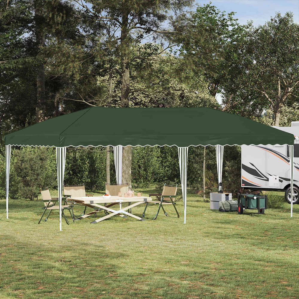 vidaXL Pop-up Partytält 575 x 290 x 245 cm Grön