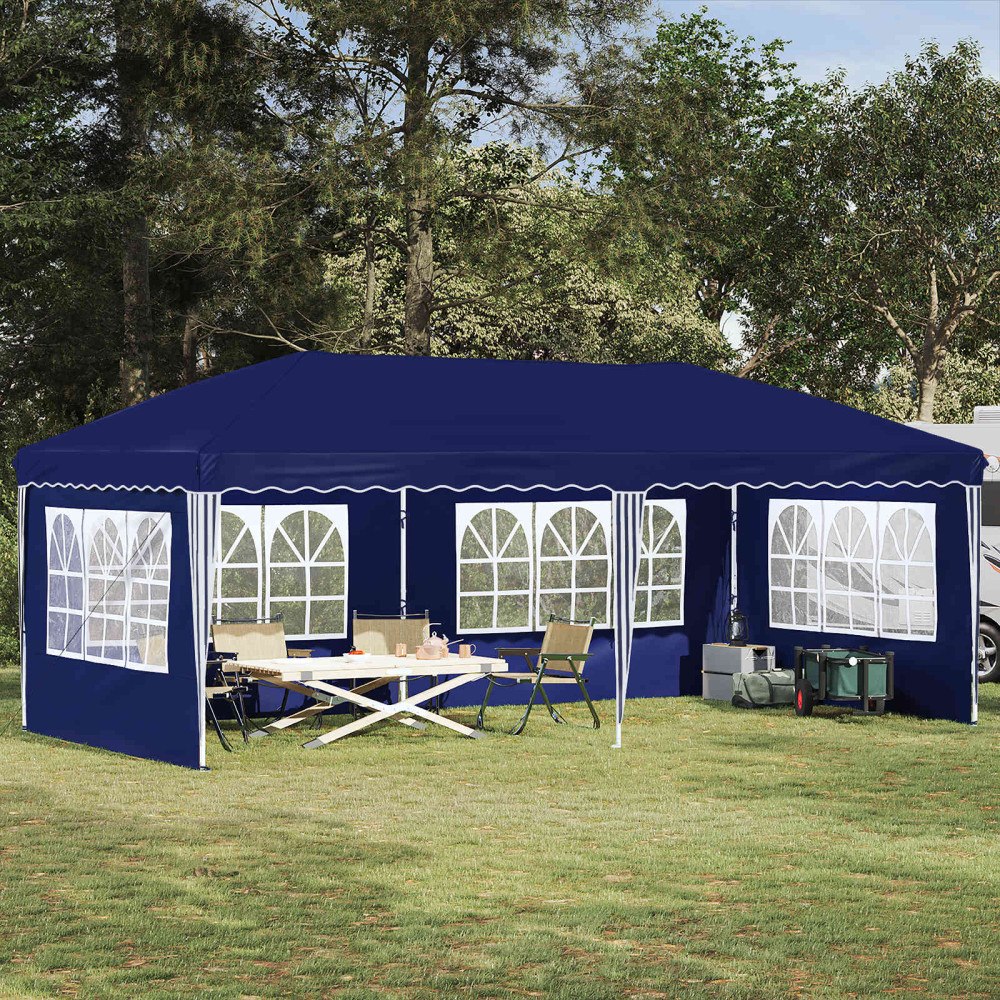 vidaXL Pop-up Partytält 575 x 289 x 245 cm Blå