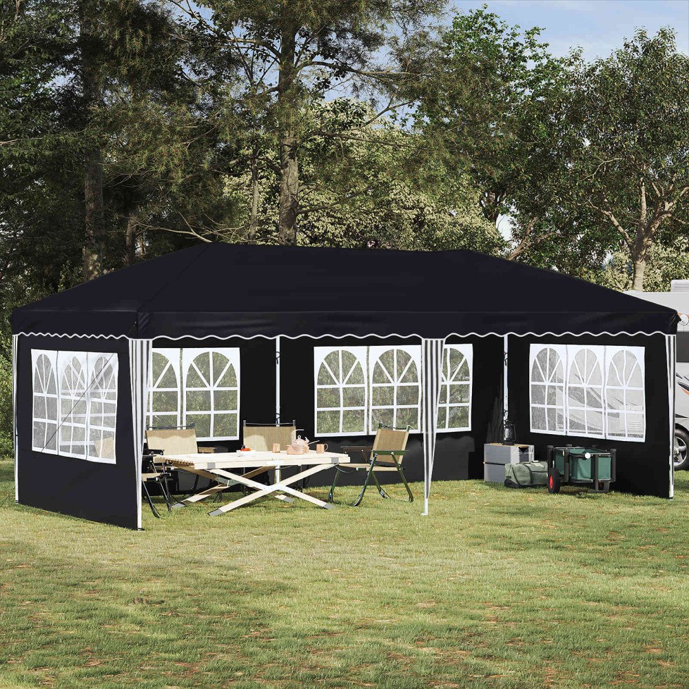 vidaXL Pop-up Partytält 575 x 289 x 245 cm Antracit