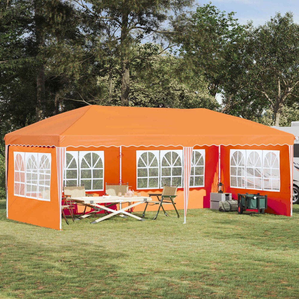 vidaXL Pop-up Partytält 575 x 289 x 245 cm Orange