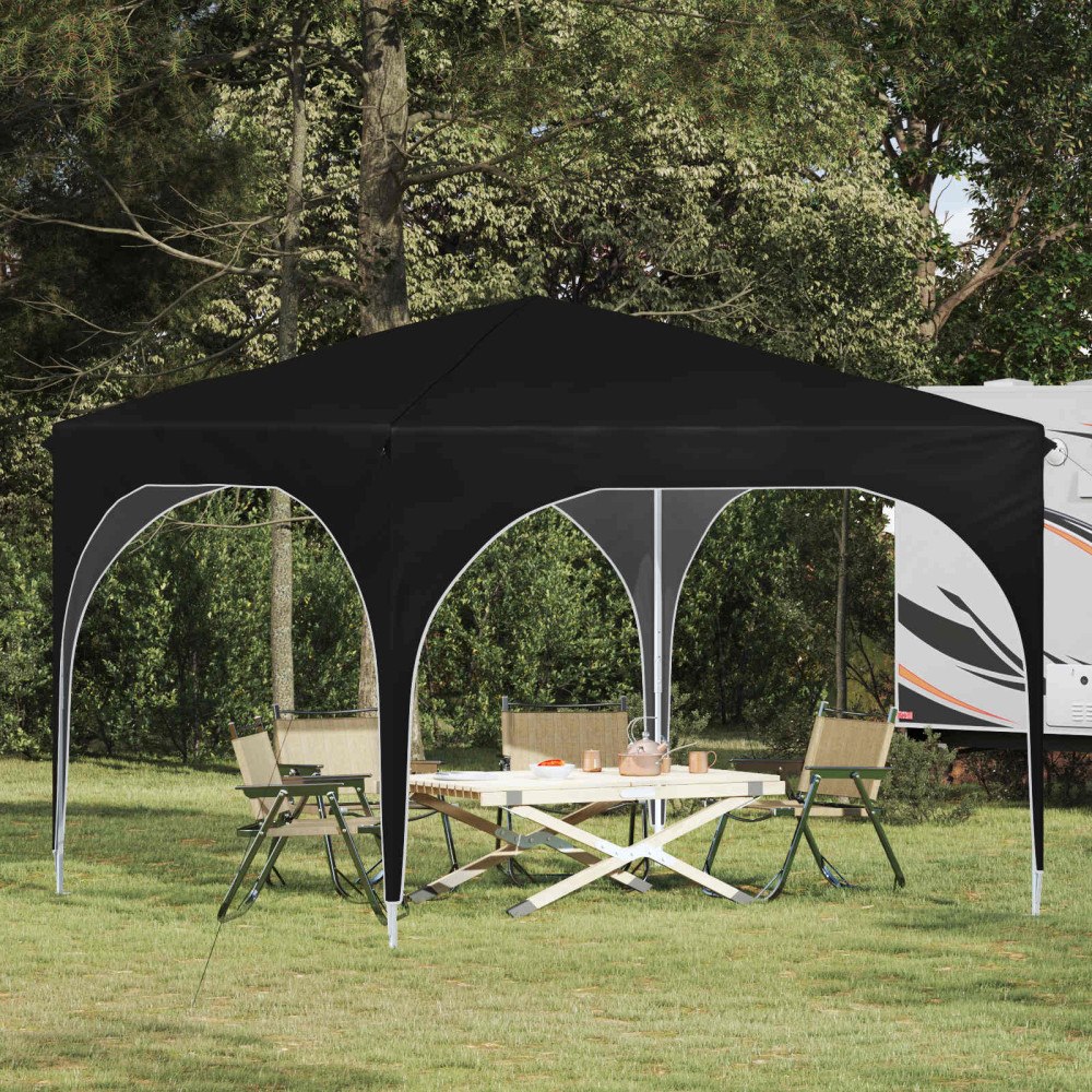 vidaXL Pop-up Partytält 290 x 290 x 245 cm Svart