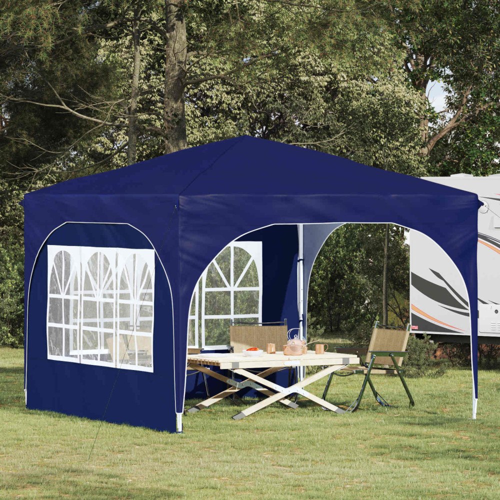 vidaXL Pop-up Partytält 290 x 290 x 245 cm Blå