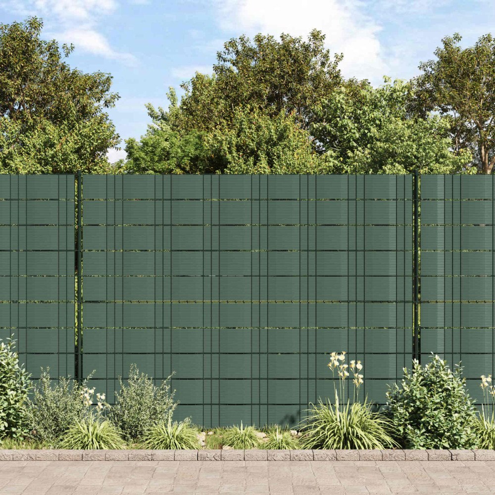 vidaXL Stängsel Integritetstejp Grön