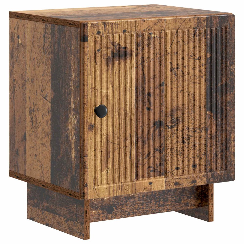 vidaXL Nattduksbord Gammalt trä 43 x 34,5 x 50 cm Konstruerat trä