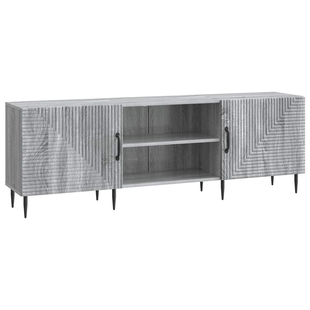 vidaXL TV-skåp Grå sonoma-ek 150 x 31 x 50 cm Konstruerat trä