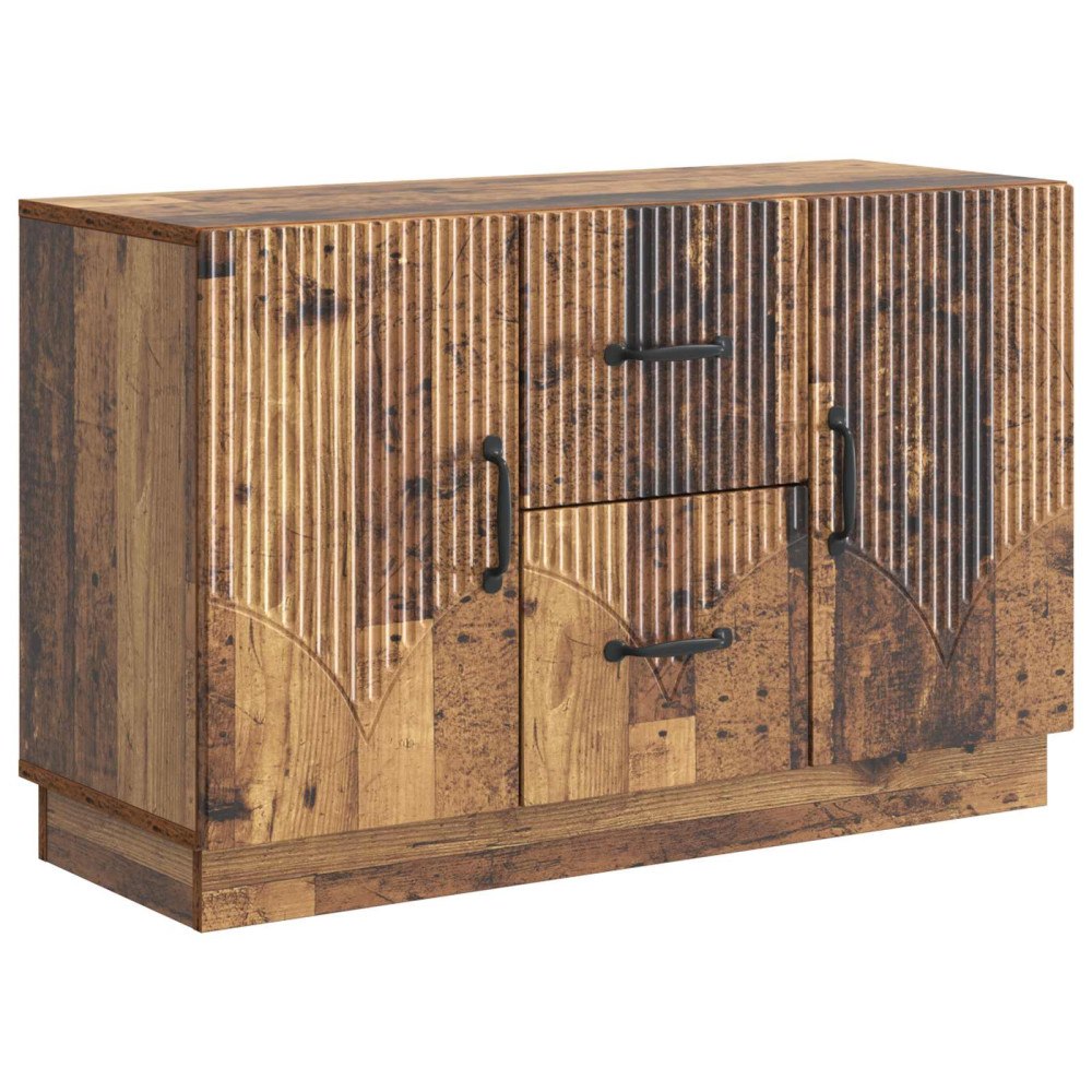 vidaXL Sideboard Gammalt trä 89 x 34,5 x 57 cm Konstruerat trä