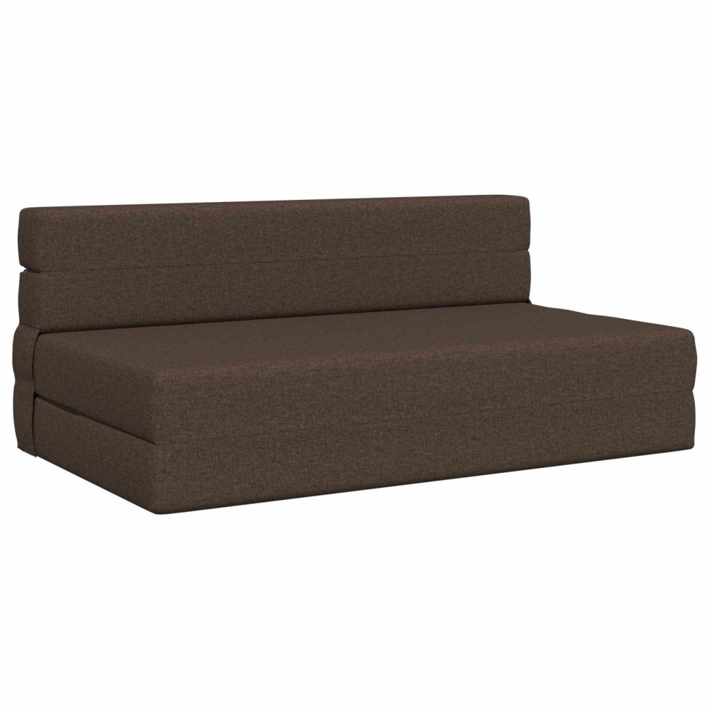 vidaXL Fällbar Soffbed Taupe 152 x 86,5 x 60 cm Tyg