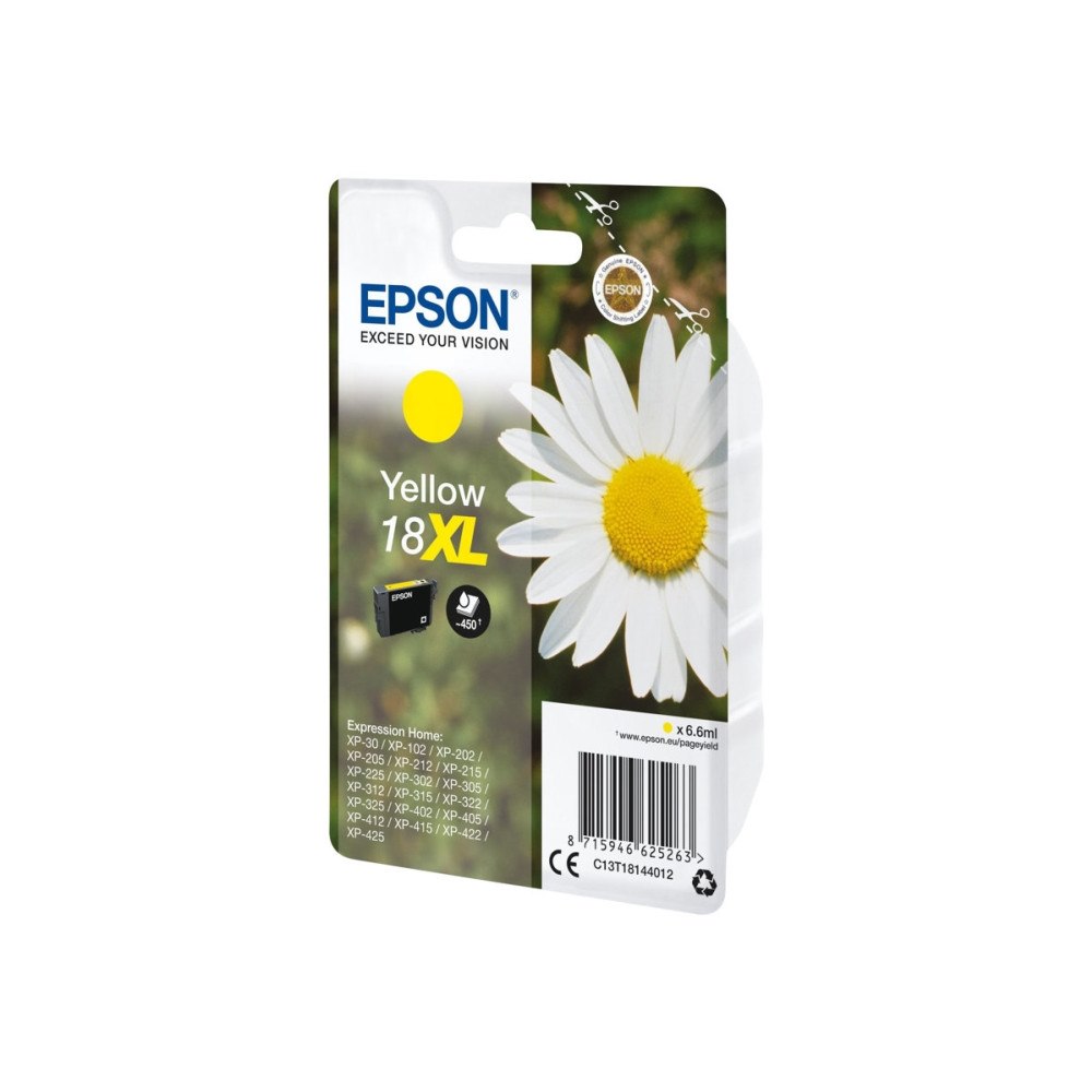 EPSON Epson 18XL - XL - gul - original - bläckpatron