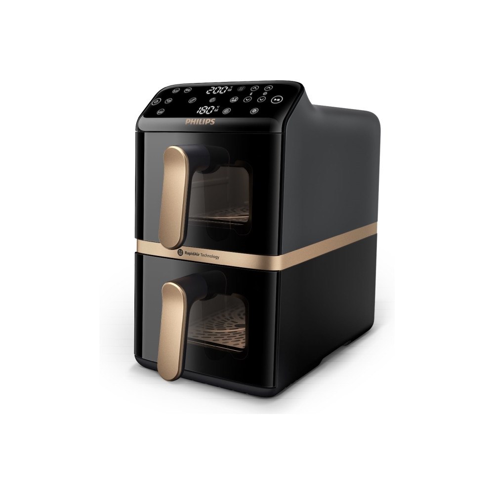 Philips Philips 4000 Series NA462 - dubbel luftfritös - svart/mörkgrå