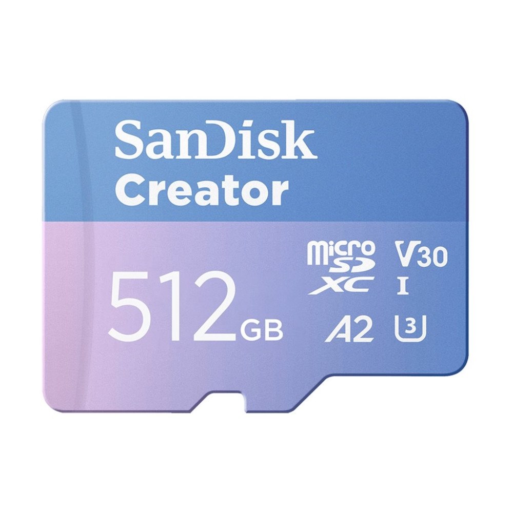 SANDISK SanDisk Creator - flash-minneskort - 512 GB - mikroSDXC UHS-I