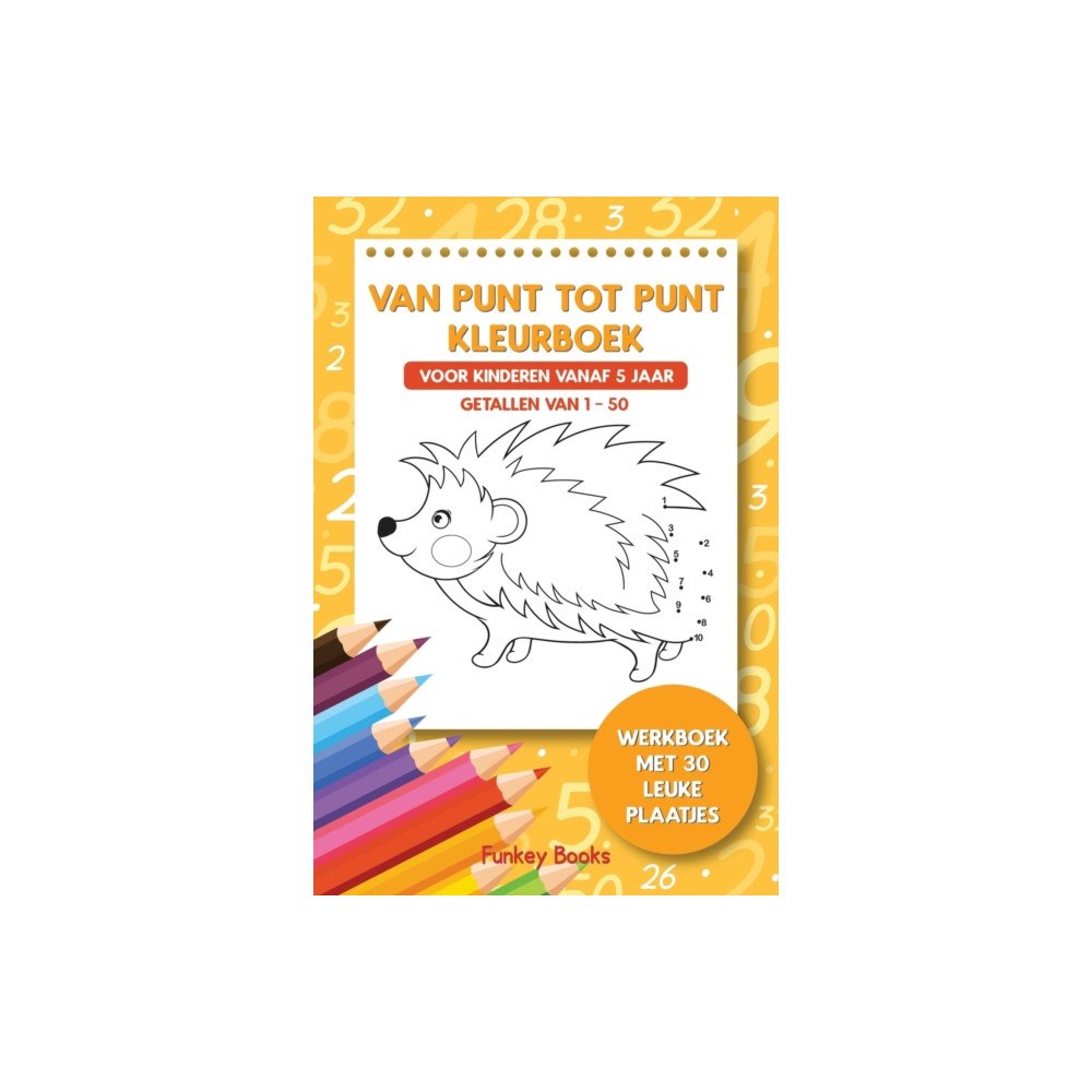 Admore Publishing Van punt tot punt kleurboek voor kinderen vanaf 5 jaar - Getallen van 1-50 (häftad, dut)
