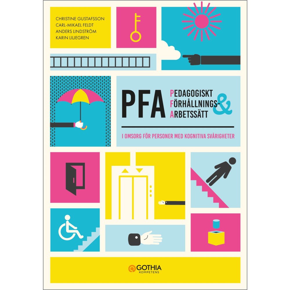 Anders Lindström Pedagogiskt förhållnings- och arbetssätt (PFA) : i omsorg för personer med kognitiva svårigheter (häftad) (Skadad)