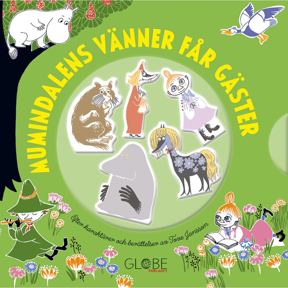 Globe förlaget Mumindalens vänner får gäster (bok, board book)