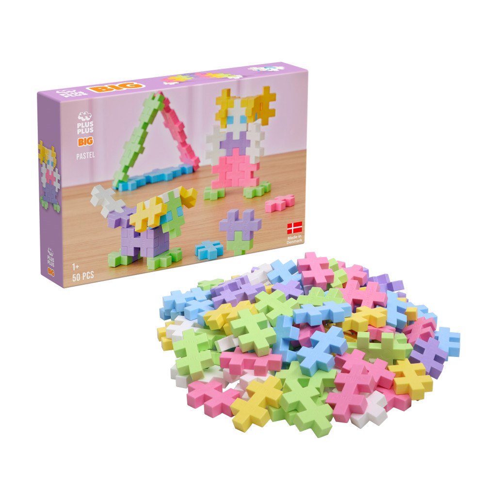 Plus-Plus Plus-Plus BIG Pastel Mix / 50 bitar