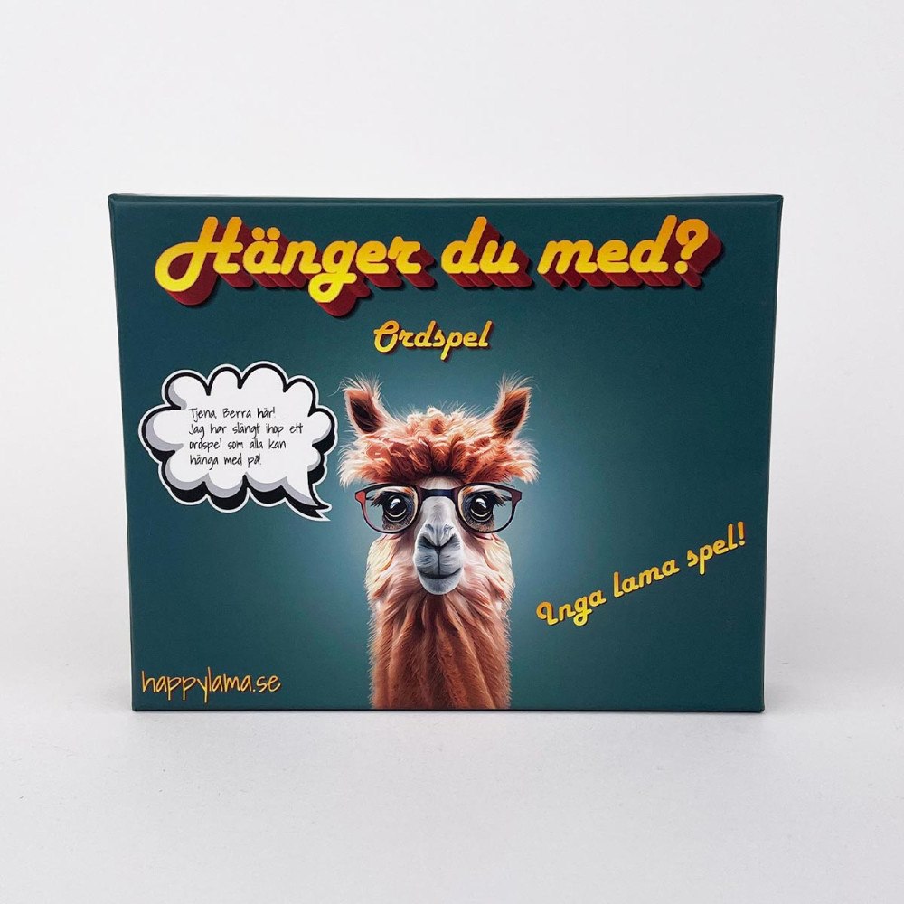 Happy Lama Hänger du med? Ordspel