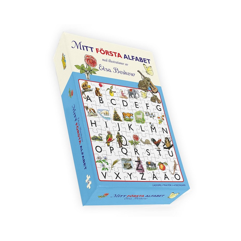 Hjelm förlag Mitt första alfabetspussel Beskow - 56 bitar